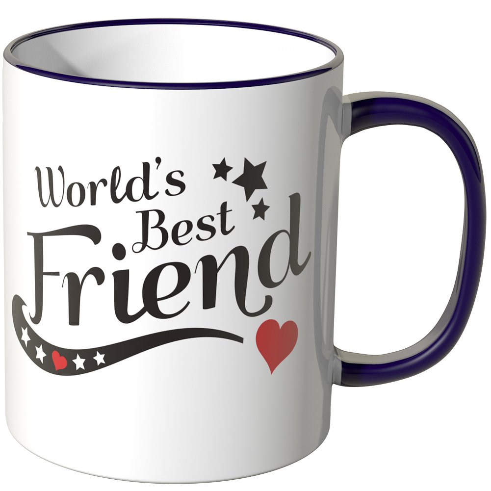 Wandkings Cup, saying "World's Best Friend" - PURPLE