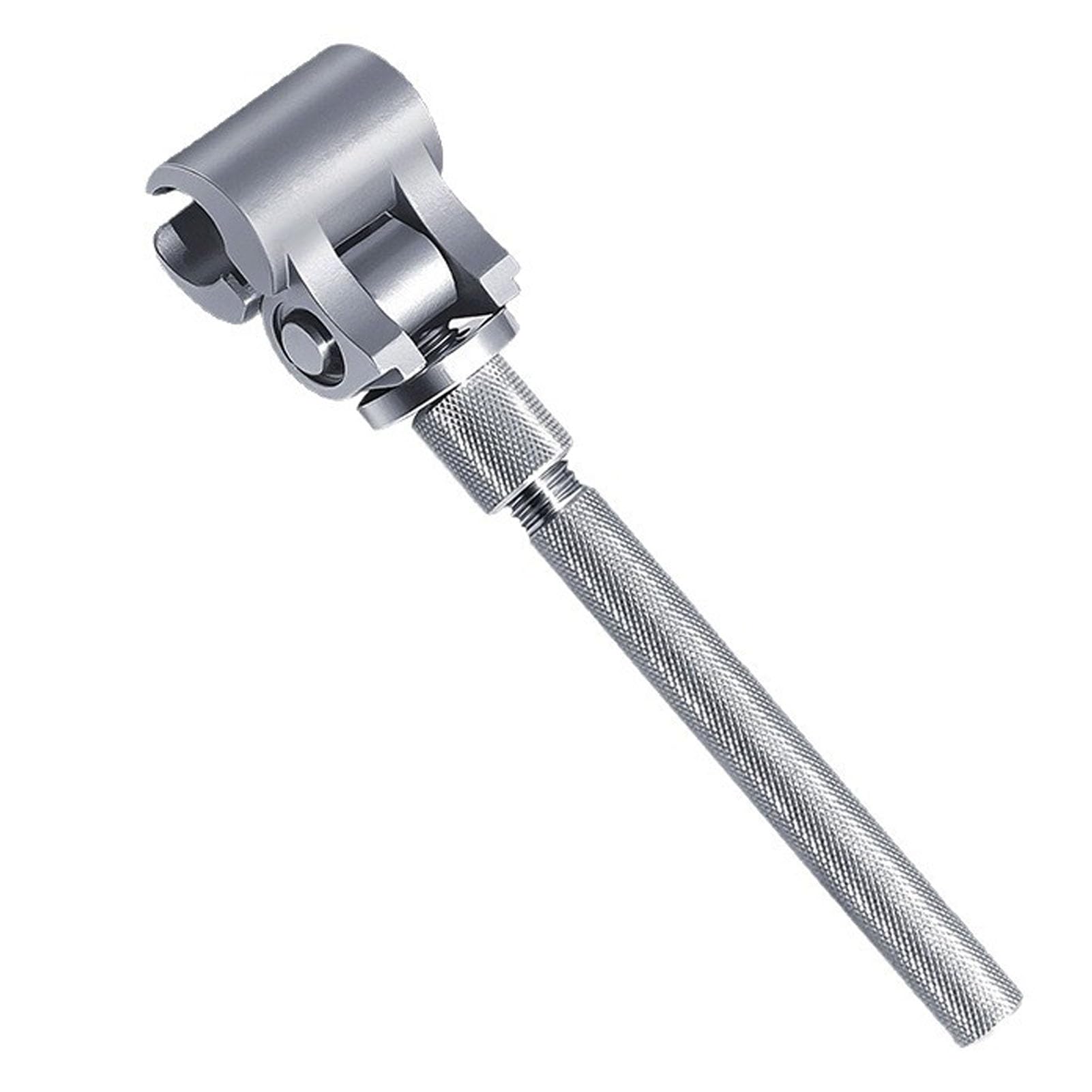 YUEHISY Door Hinge Adjustment Tool, Universal Stainless Steel Hinge Gap Repair Wrench, for Residential Commercial Indoor and Outdoor Doors