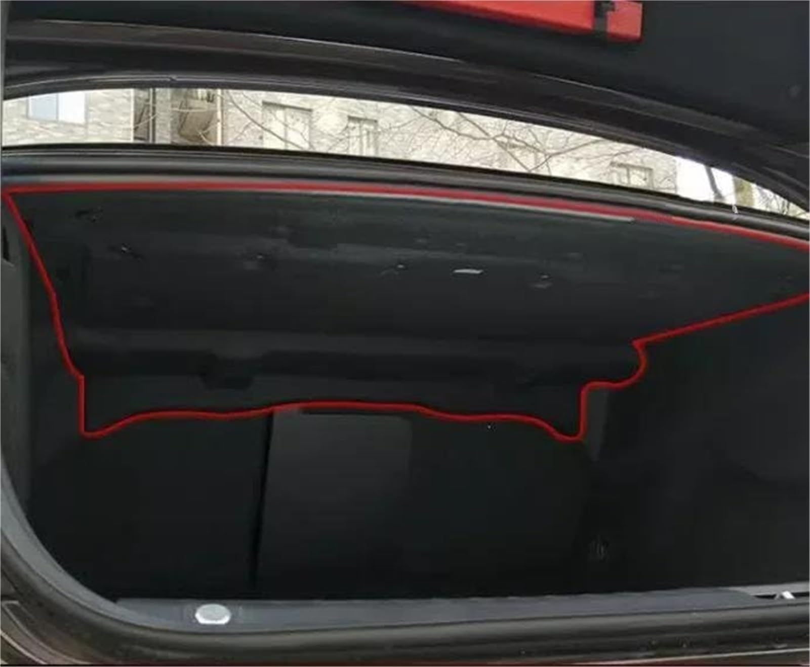 WUXWENUS Car Rear Boot Trunk Firewall Mat Pad Cover Sound - View #5