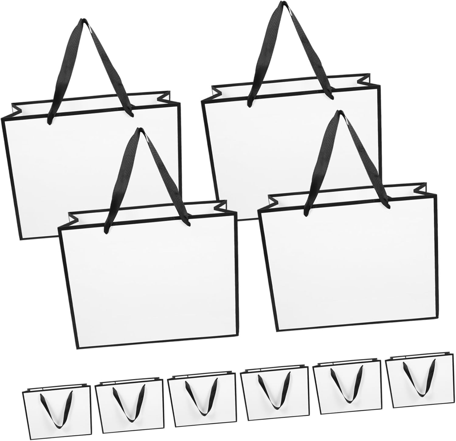 COLLBATH 10pcs Candy Paper Bag Paper Cardboard Bag Pastry Carrying Bridal Shower Supplies