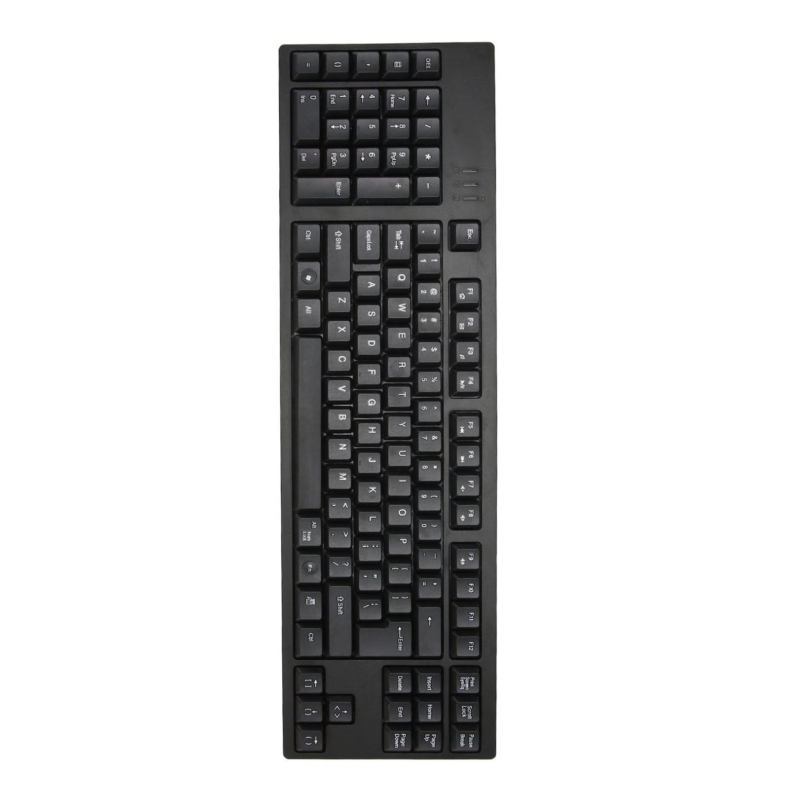 Tastiera per Mancini con 109 tasti: Tastiera Ergonomica da Ufficio Micro USB per Affari e contabilità