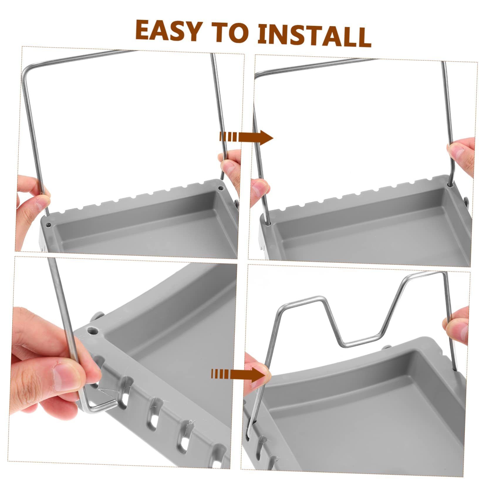 Mipcase 2piezas Rejilla Para Tapas De Ollas Soporte Para Cuchara Para Encimera Unidades Soporte Para Tapas De Ollas Accesorios De Cocina Para Cocina