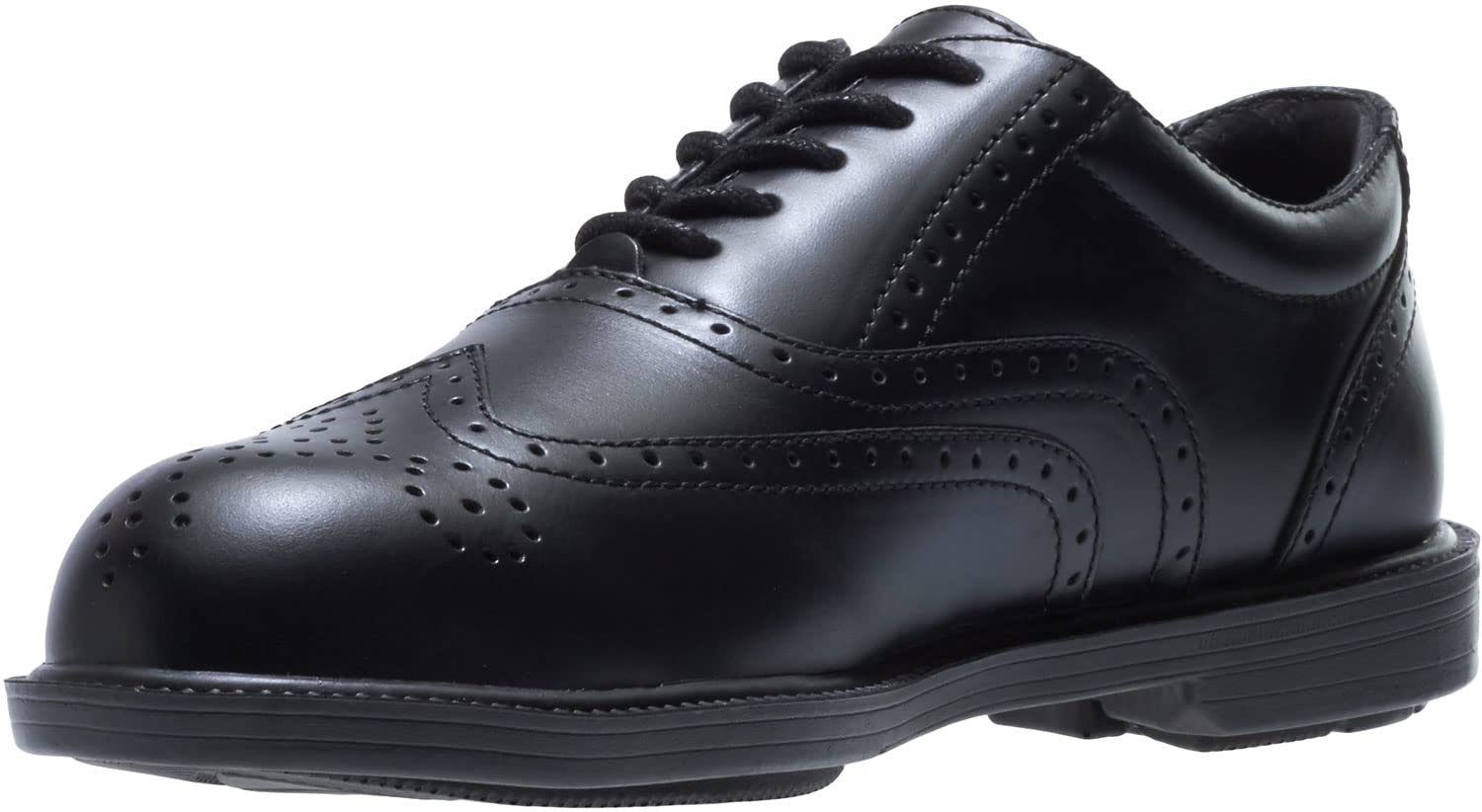 Hush Puppies Professionals, Men's, Black, Steel Toe, EH, Wing Tip Oxford