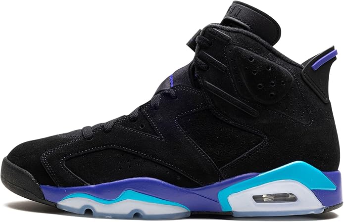 Jordan Men&#39;s Air 6 Retro Aqua Black/Bright Concord-Aquatone (CT8529 004)