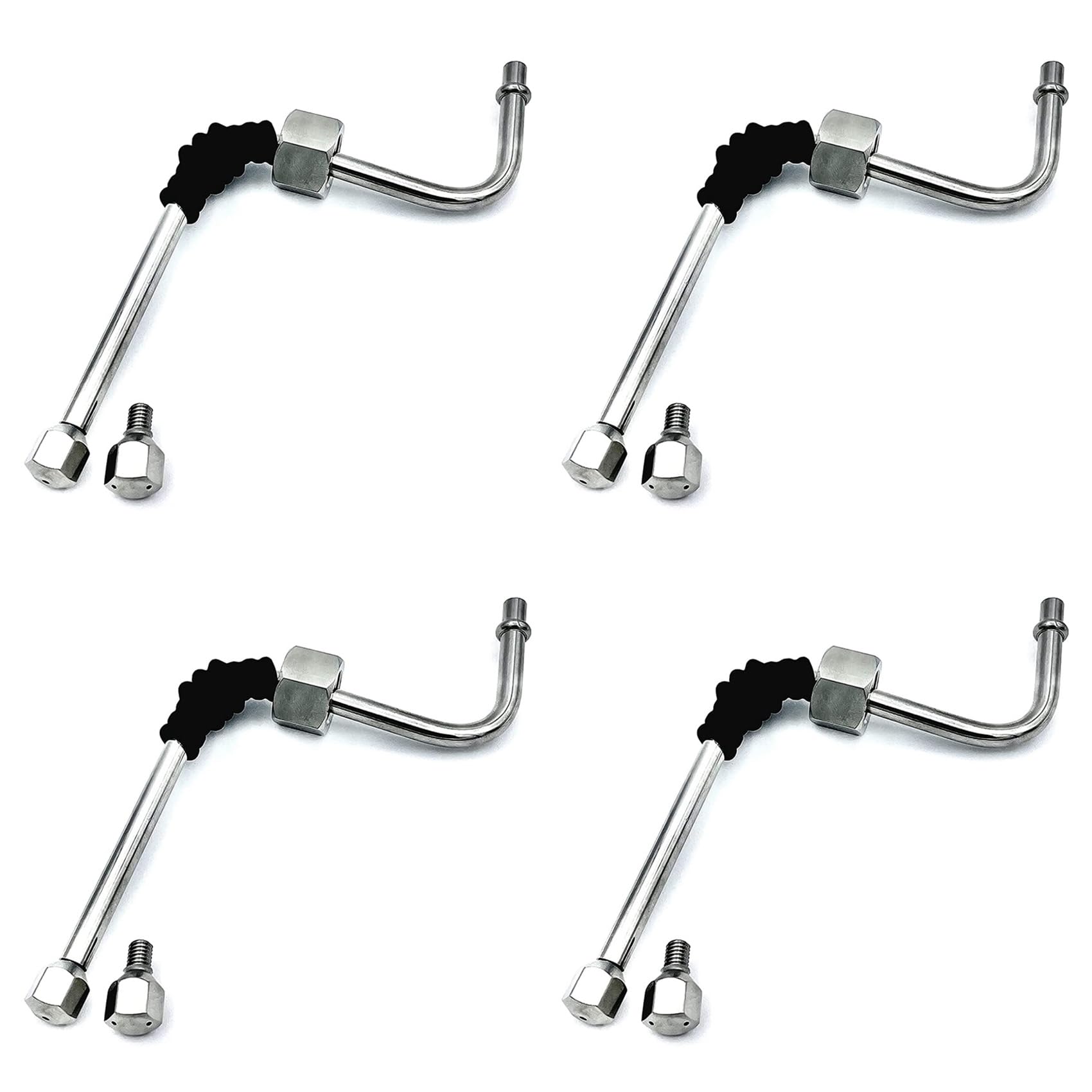 Hndhbfgrt 4X Steam Wand for EC680/EC685, Coffee Machine, Upgrade with Additional 3 Hole Tip Steam Nozzle