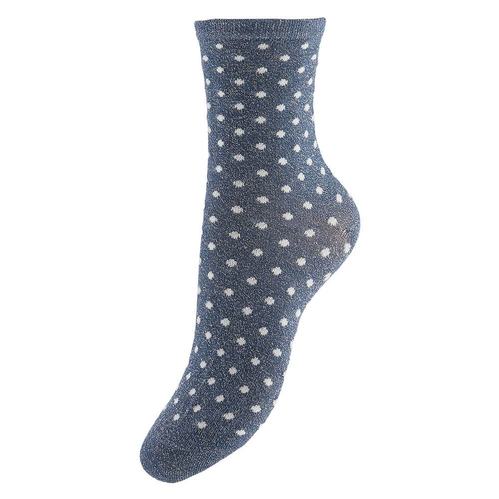 PIECES Pcsebby Women's Glitter Long 1 Pack Pattern Noos, Trooper/detail: small dots in Cdan Col, 39-41
