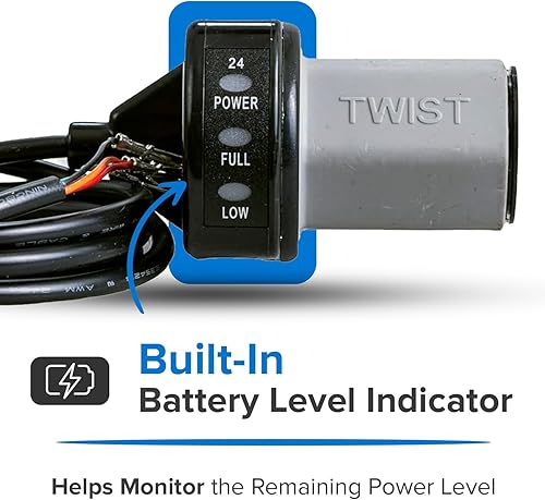 Miniatura 3 de AlveyTech Acelerador de agarre giratorio de 4 hilos de velocidad variable para Razor E300 (versiones 2-7)