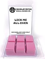 Vista 13 de Cera vegetal fuertemente aromatizada vertida a mano, 12 cubos de cera aromática, 6.4 onzas en 2 x 6 paquetes