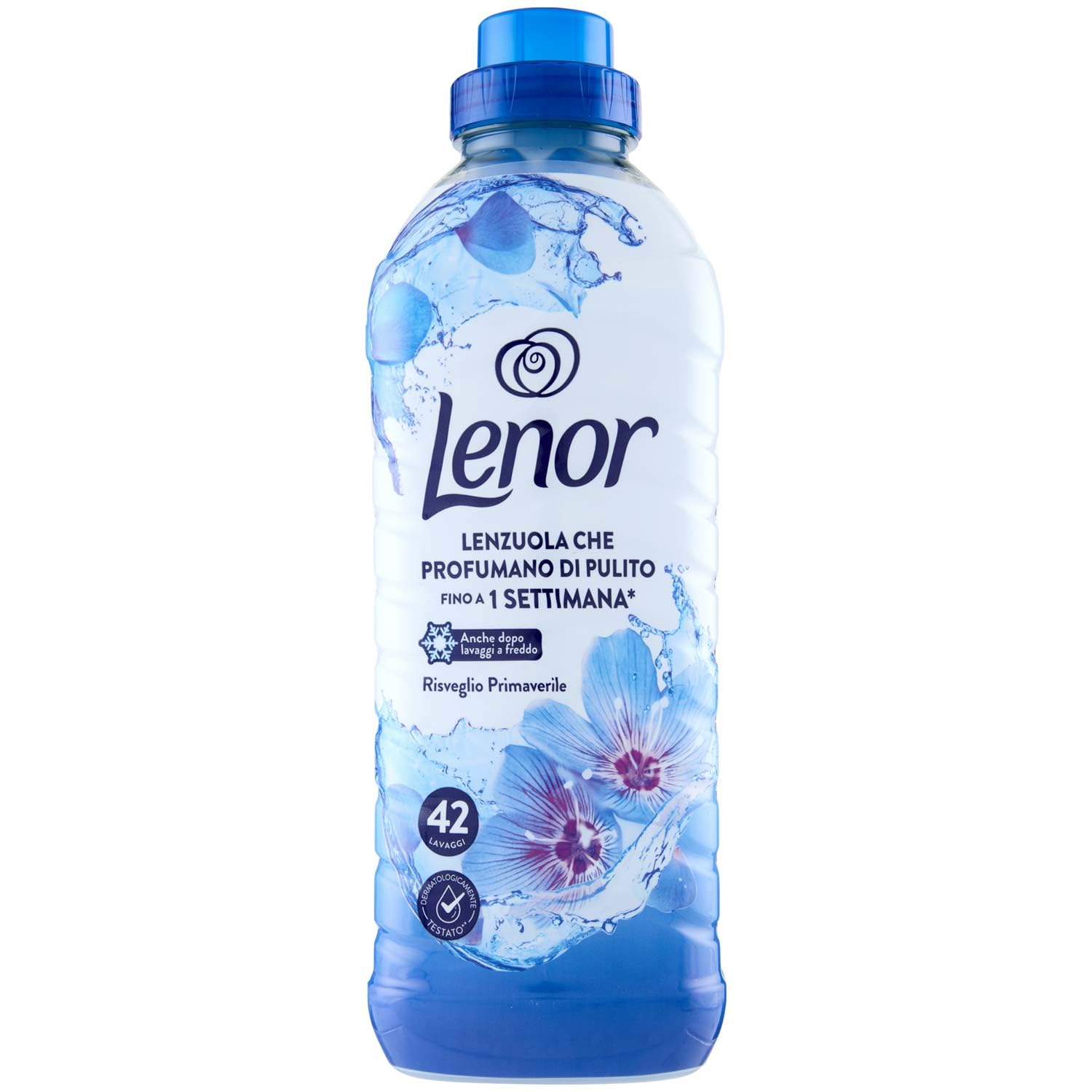 Lenor Frescor de Abril Suavizante Para Ropa 42 Lavados, Sábanas Con Aroma A Limpio Hasta Una Semana