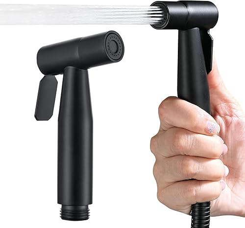 Miniatura 10 de BARROCK Bidé de mano de latón de metal 100% para inodoro, cabezal rociador de alta presión oro cepillado