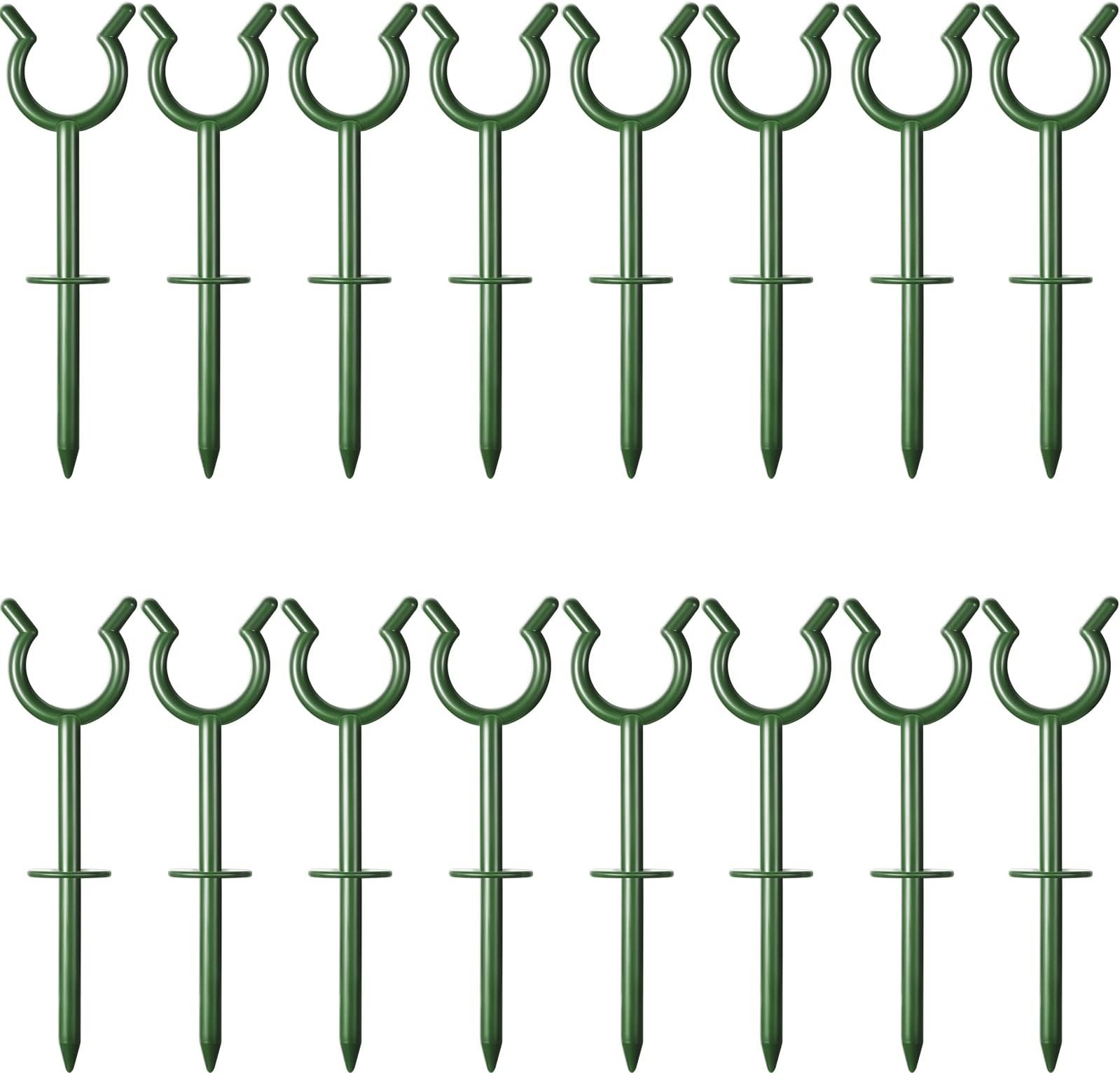 Garden Hose Guide Stake Holder Set of 8 Lawn Hose Support