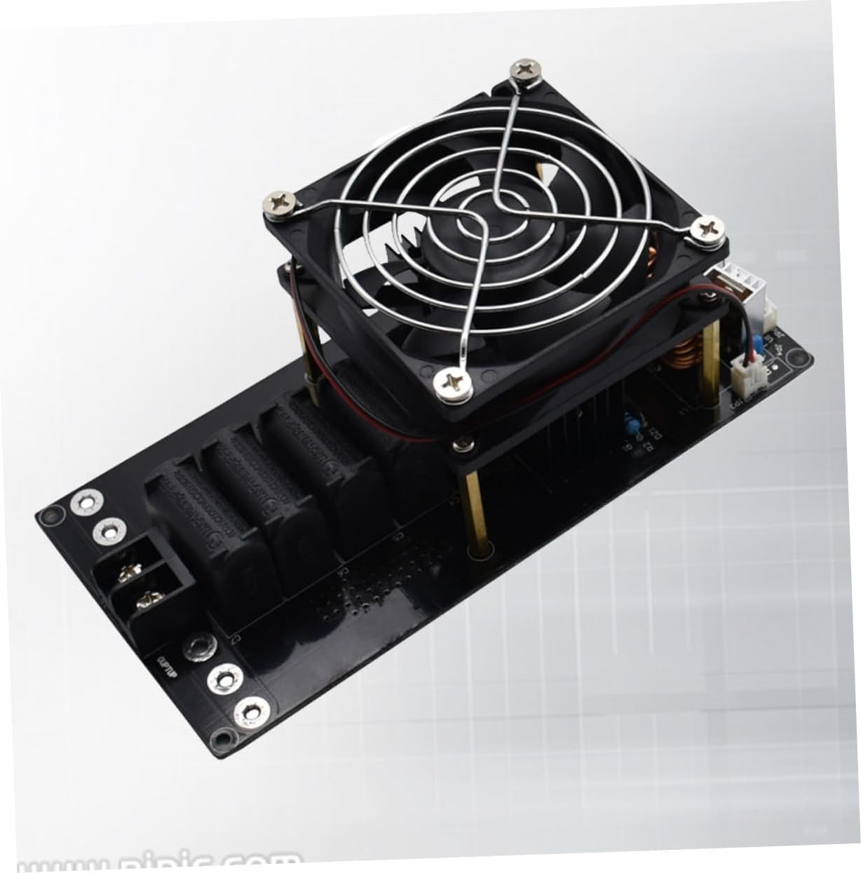 jojofuny Low Voltage Induction Heating Board 1000w 12v-36v Induction Heater Module Anti-static Heat Sink