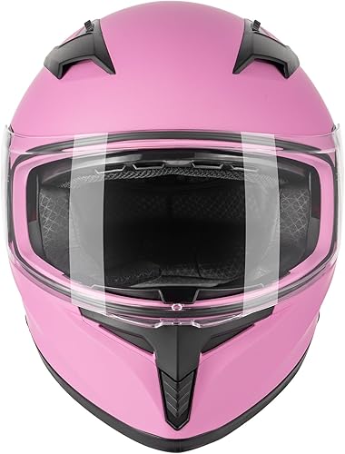Miniatura 3 de Casco de motocicleta de cara completa, certificado DOT, ligero, doble visera, ventilado, para adultos, hombres y mujeres
