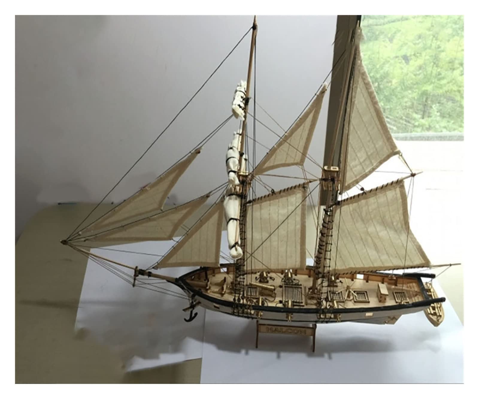 Amazon.co.jp: 模型 木製 古代帆船 組み立て式 鞘船模型 1/100