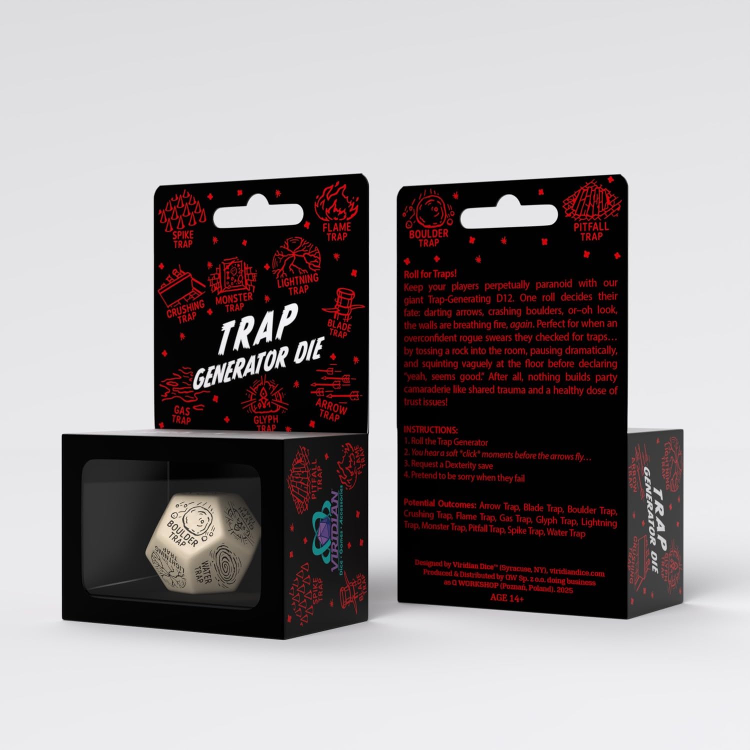 Trap Generator Die: Beige&Black