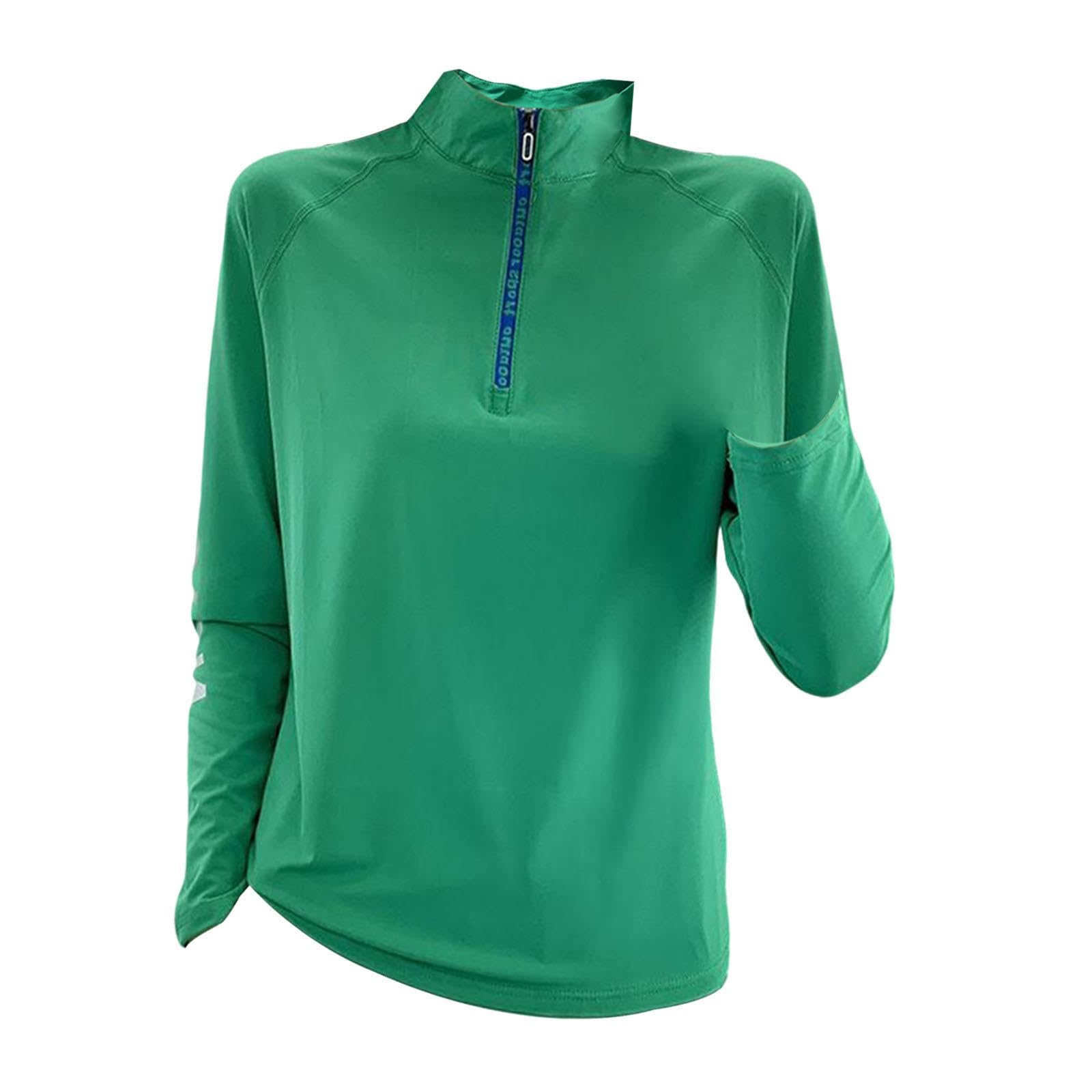™ Quick Dry Rash Zip Pullover Long Sleeve Shirt for Gym Outdoor Sports Fitness