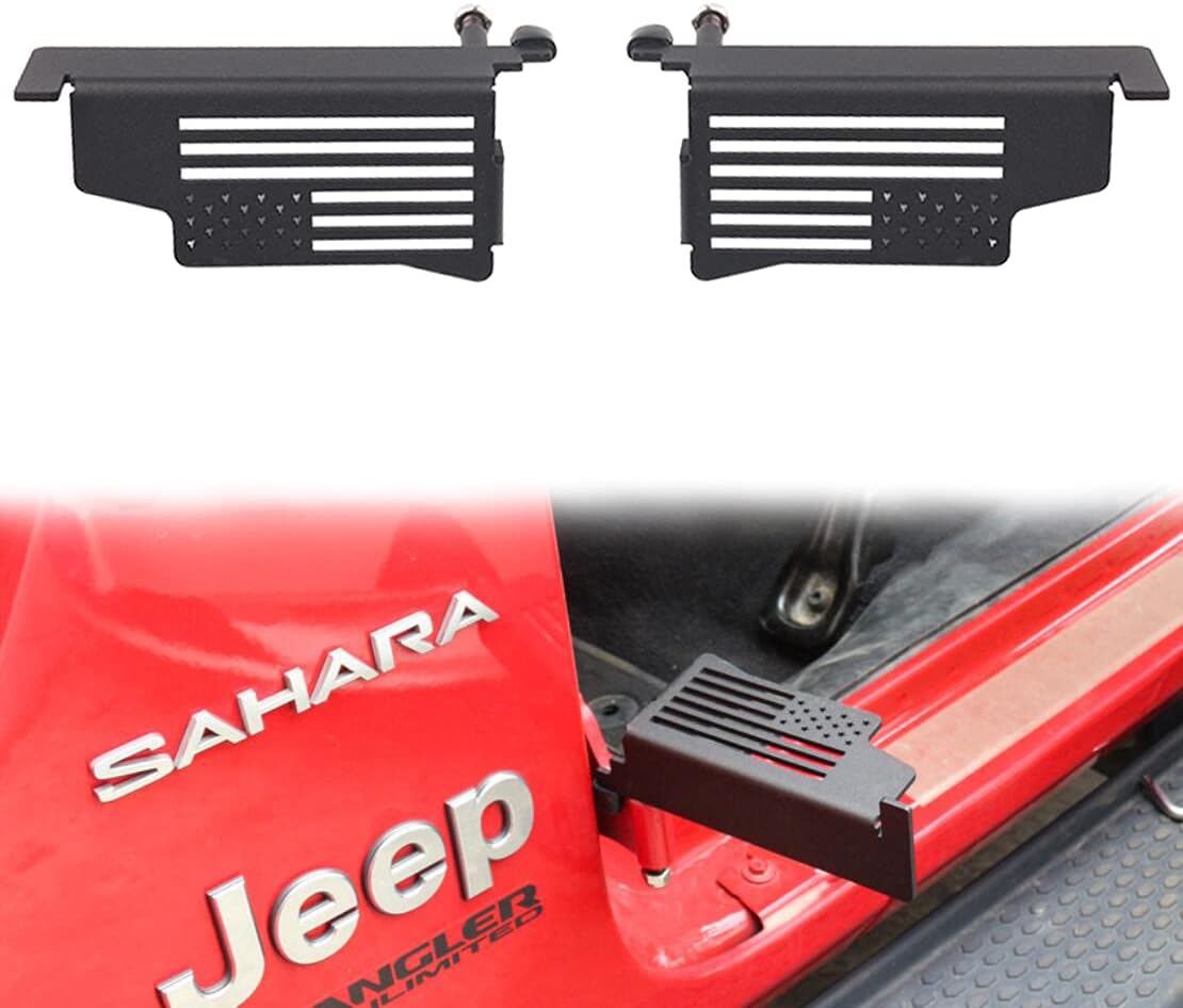SEMTION Foot Pegs Front Door Foot Rest Pedals for Jeep