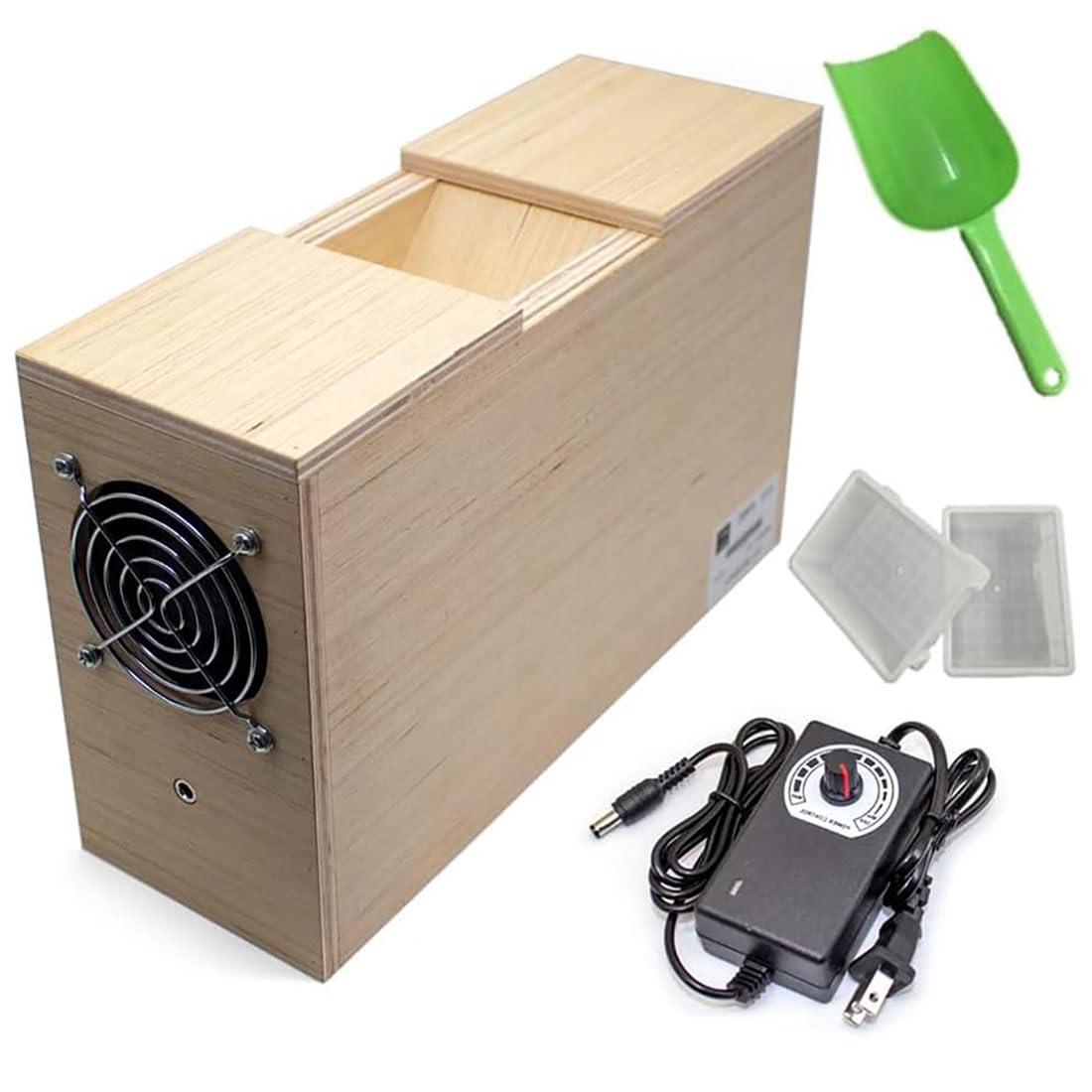 Séparateur de coquilles soufflées pour aliments pour oiseaux à ventilateur réglable