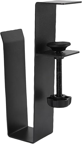 Miniatura 9 de AMAKO Adjustable Side Laptop Mount, Sturdy Space Saving Desk Organizer, Side Mounted Notebook Holder for Home Office Workspace, Carbon Steel