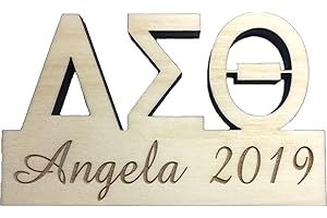 Wooden Greek Sorority or Fraternity Letter Block