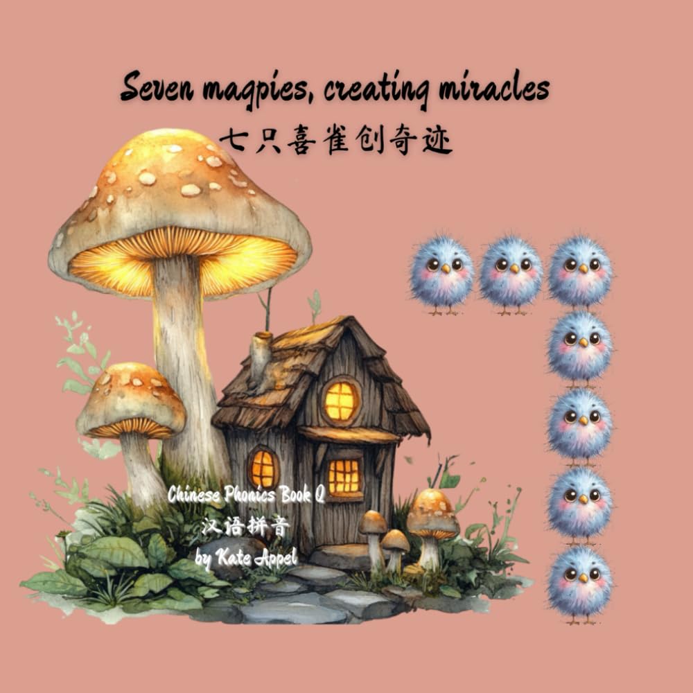 Seven magpies, creating miracles: Learn Chinese Phonics Pinyin Q (Learn Mandarin Chinese Pinyin)