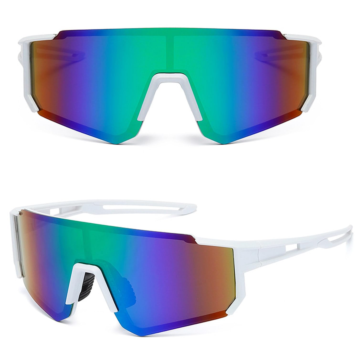 MUSELK Gafas de Sol Deportivas para Hombre y Mujer, Gafas de Sol polarizadas Gafas de Sol con UV400 para Actividades al Aire libre Carreras Ciclismo Esquí
