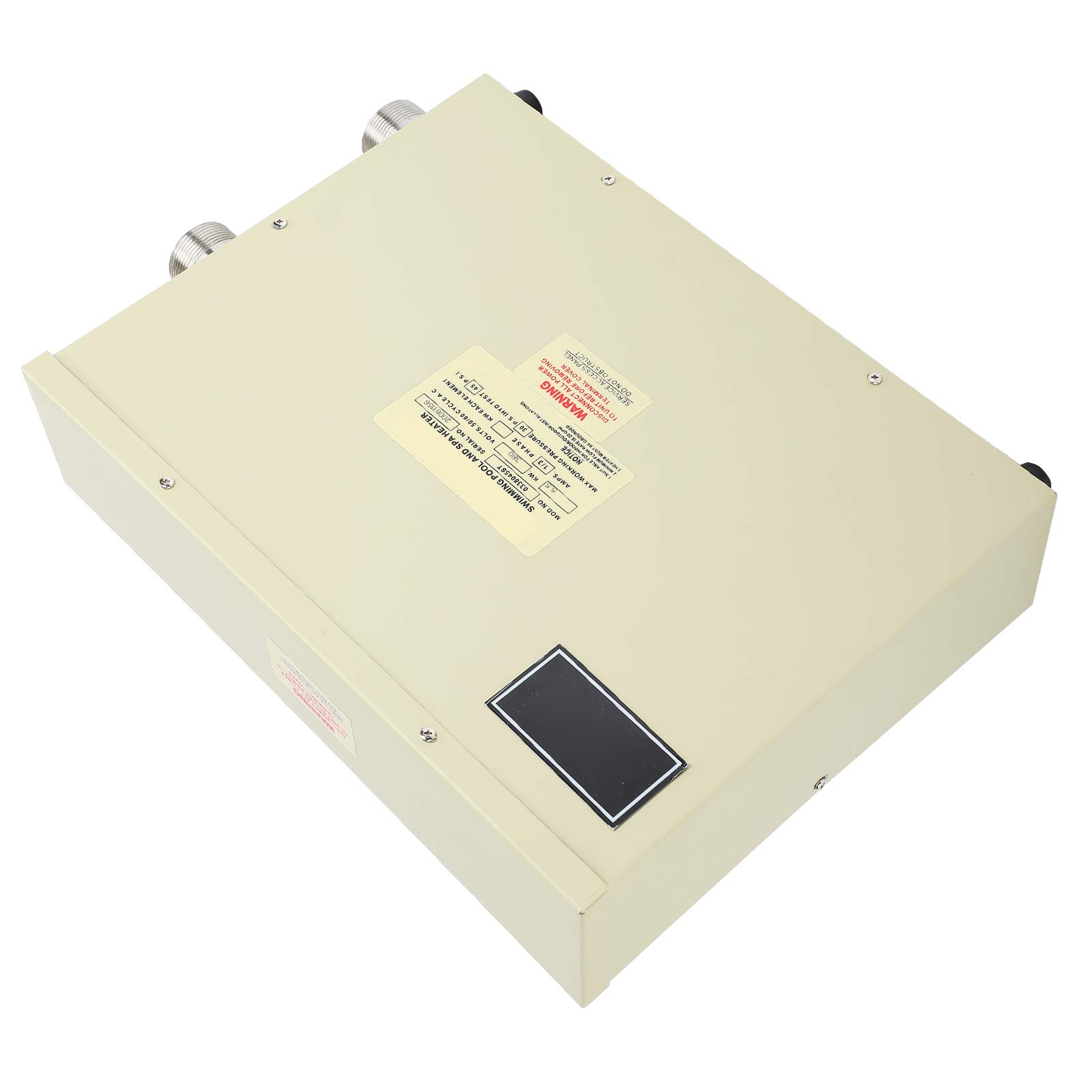 Generic Elektryczny Podgrzewacz Wody 220 V 5,5 KW Termostat ze Stali Nierdzewnej do Basenów SPA Wanny z Hydromasażem i Hydroterapia