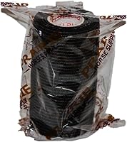 Vista 7 de Cinta adhesiva para veterinarios (negro) (paquete de 2) (4 pulgadas x 15 pies), autoadhesiva, adherente, cohesiva, flexible, autoadhesiva, rollo
