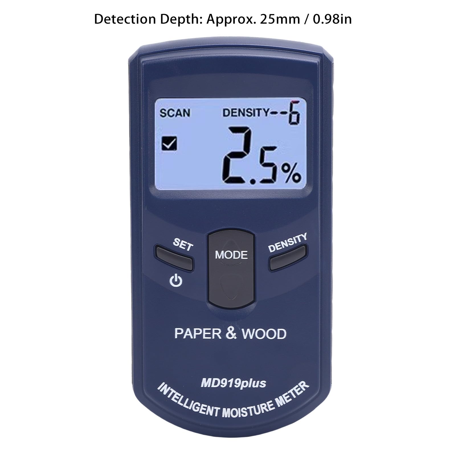 Misuratore di Acqua in Legno, MD919Plus Digital Concrete Building Water Detector Umidità 'umidità