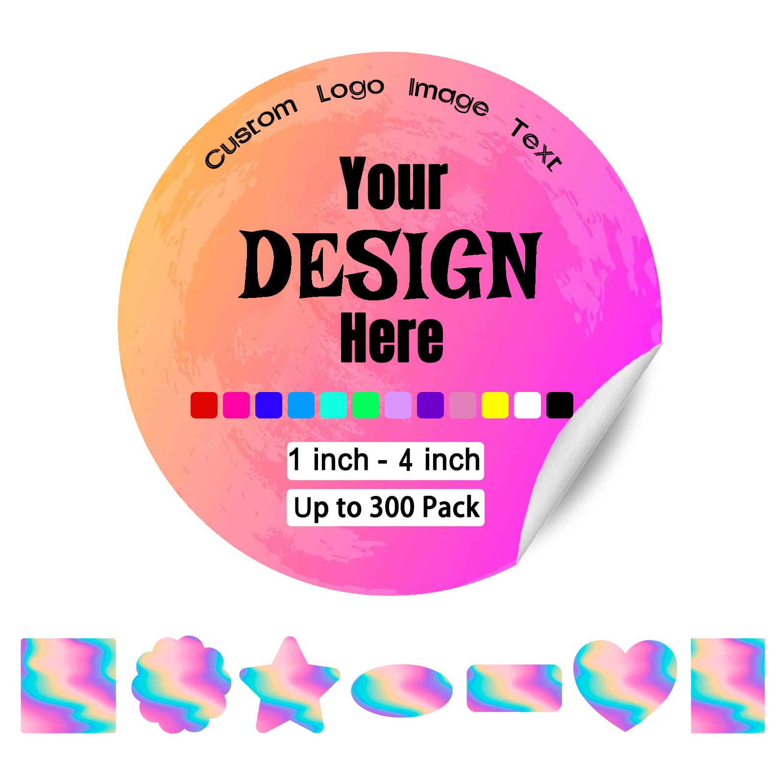 3000 Stück Dankeschön-Aufkleber Mit 24 Designs
