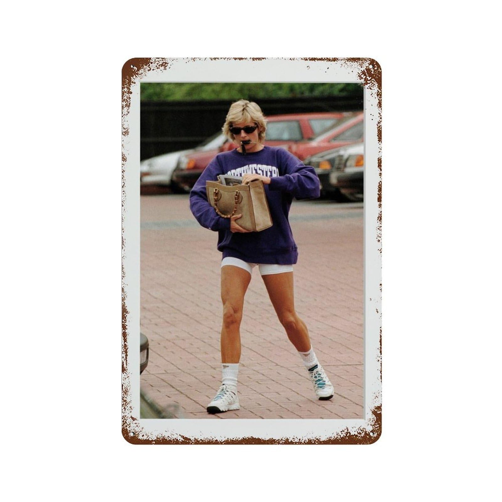 xiaoxiaoshen Princess Diana, Photography S1 Wall Decor Art Metal Tin Poster Modern Home Decor Art Home Bar Shop Decorations Vintage Sign 30x20cm