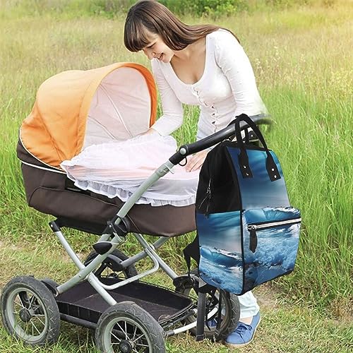 Sac à dos de maman grande capacité et imperméable avec poches multifonctions