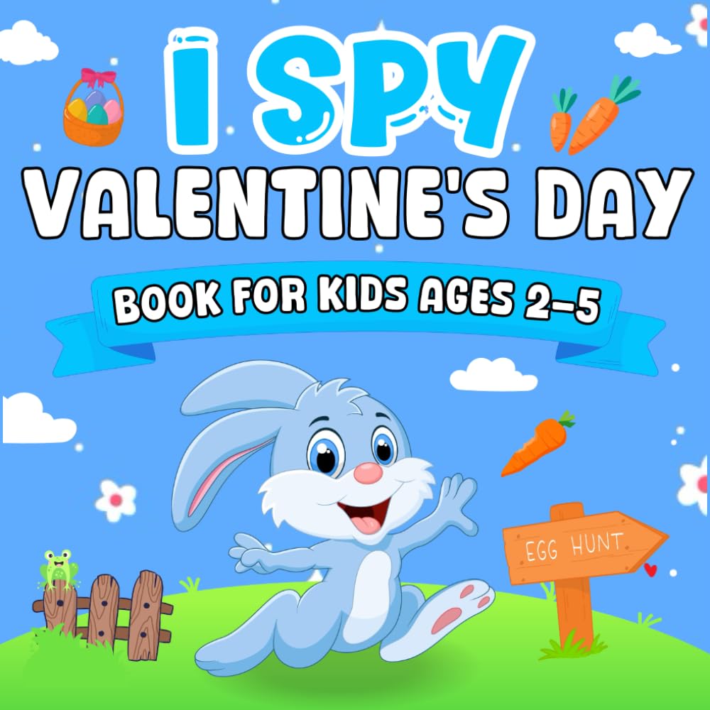 Easter Gifts For Toddlers: I Spy Easter for Kids: A Cute Bunny Search and Find Book with Eggs, Chicks & Spring Fun – Easter Basket Stuffer Activity Book for Toddlers and Kids