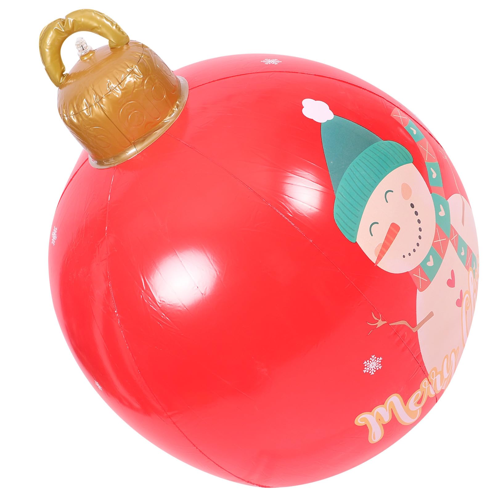 Toyvian 5 Pièces Boule de Noël Gonflable Extérieure, Décoration PVC