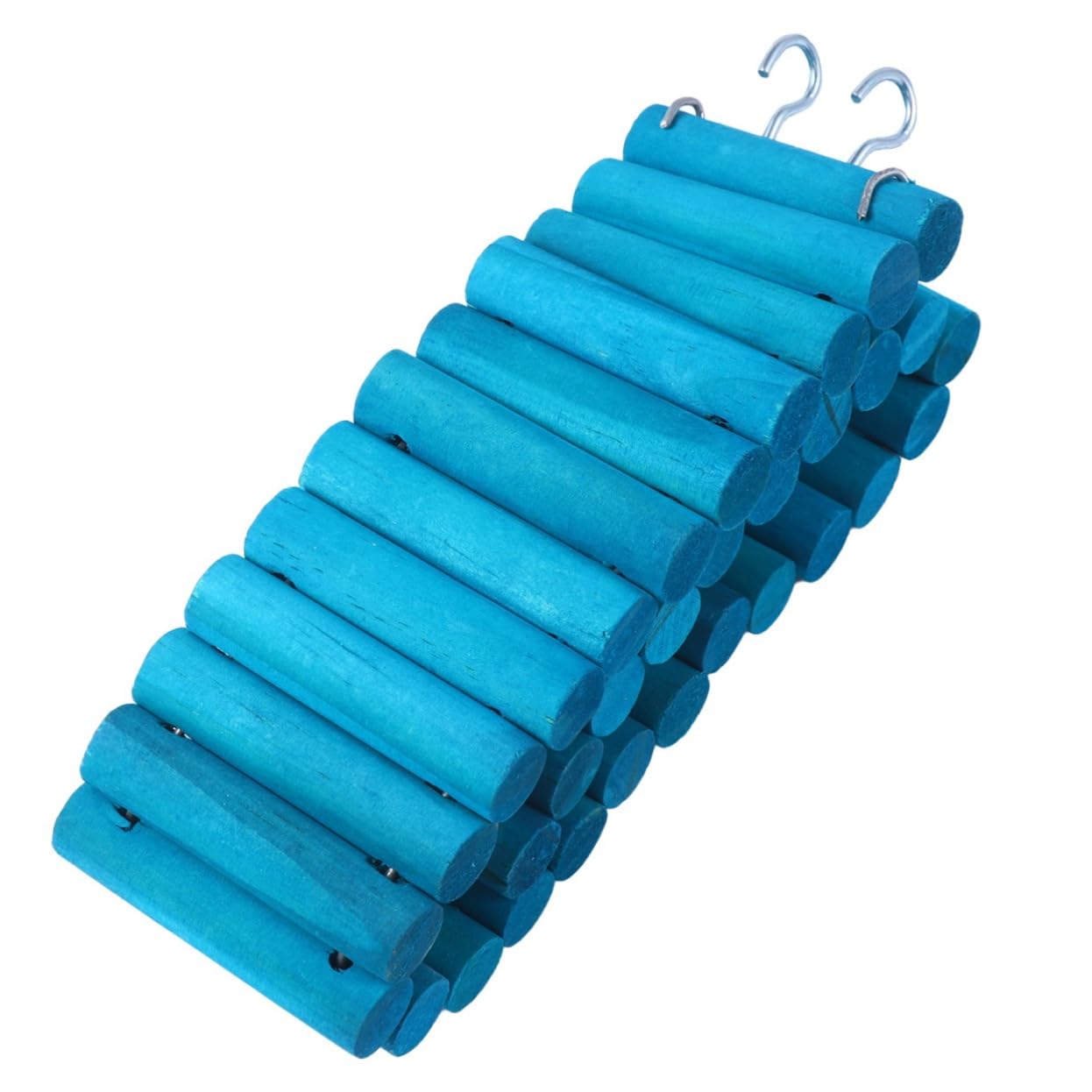 FONDOTIN Hamster Ladder Wooden Steps Small Pet Climbing Tower for Hamster Squirrel Parrot Bird Safe and Engaging Toy