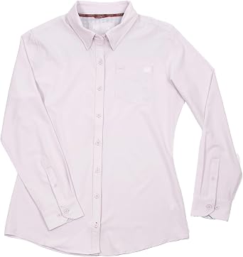AG-GEAR Womens Long Sleeve Classic Legend Button Down Shirt, Collar Stay Feature, Breathable Performance Work Shirt