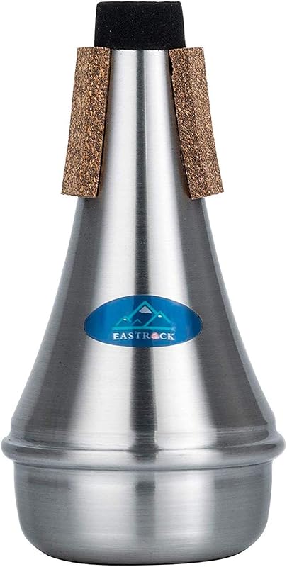 EASTROCK Trumpet Mute,Aluminum Mini Trumpet Practice Mute for Beginners | Aluminum Trumpet Mute with Composite Cork Pads, Fits Most Trumpets for Jazz, Concert Band, Practice and Performance