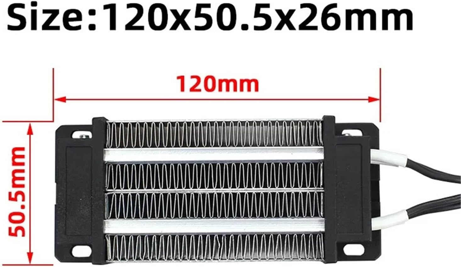 24V 200W Insulation Thermostatic Incubator heater ceramic air heater heating element incubator parts 76A2 120 * 50mm