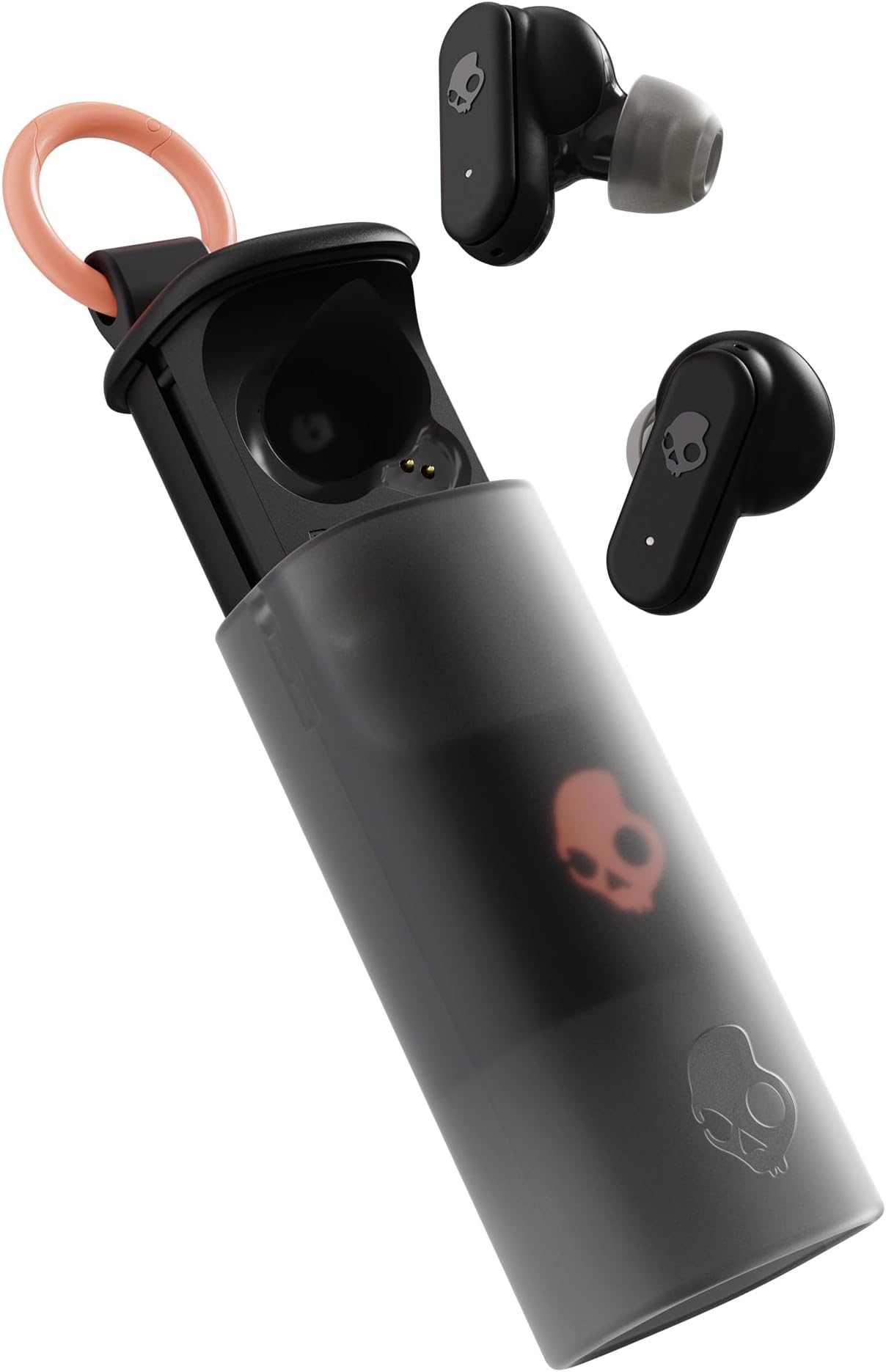 Dime Evo in-Ear Wireless Earbuds, 36 Hr Battery, Microphone, Works with iPhone Android and Bluetooth Devices - True Black