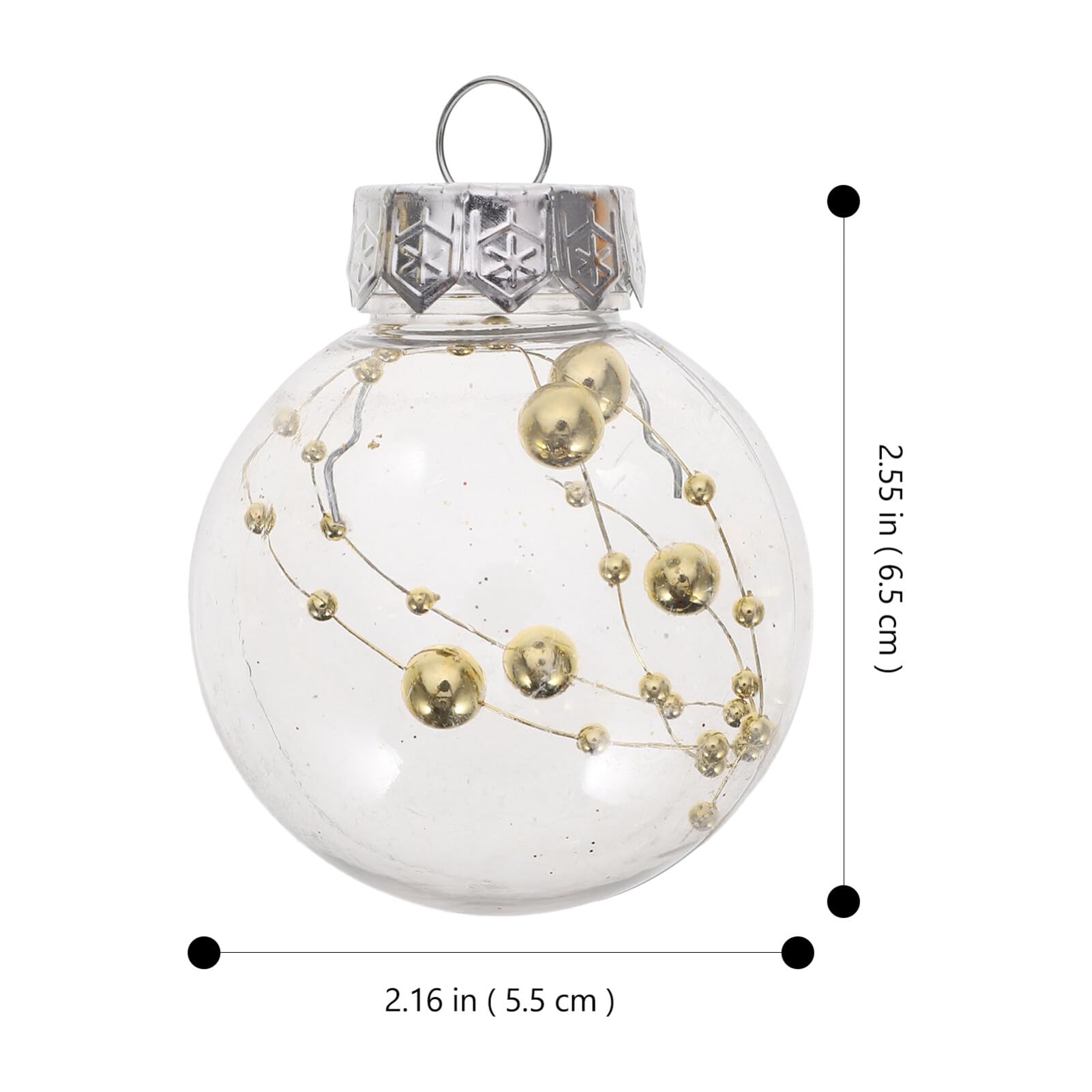 Luxshiny 30pezzi Palline di Natale da Appendere per Decorare Albero Ornamenti Natalizi Forma di Sfera per Feste