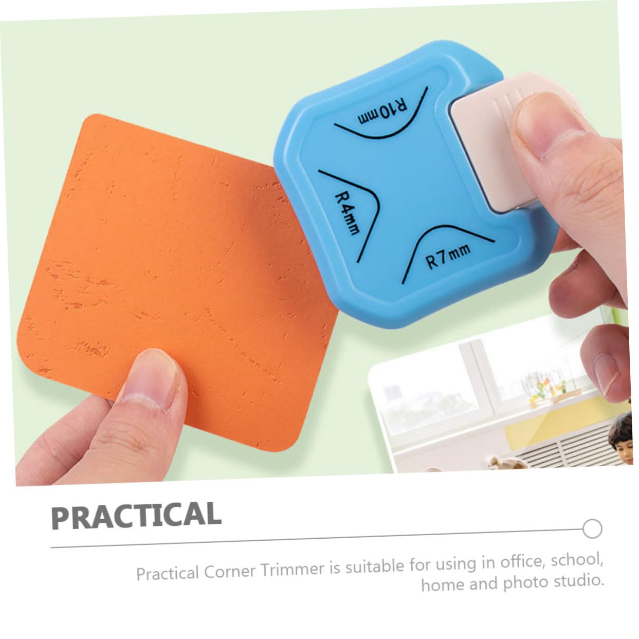 NUOBESTY Practical Paper Corner Rounder Multi-Angle Cutter for Scrapbooking Photo Corner Punch