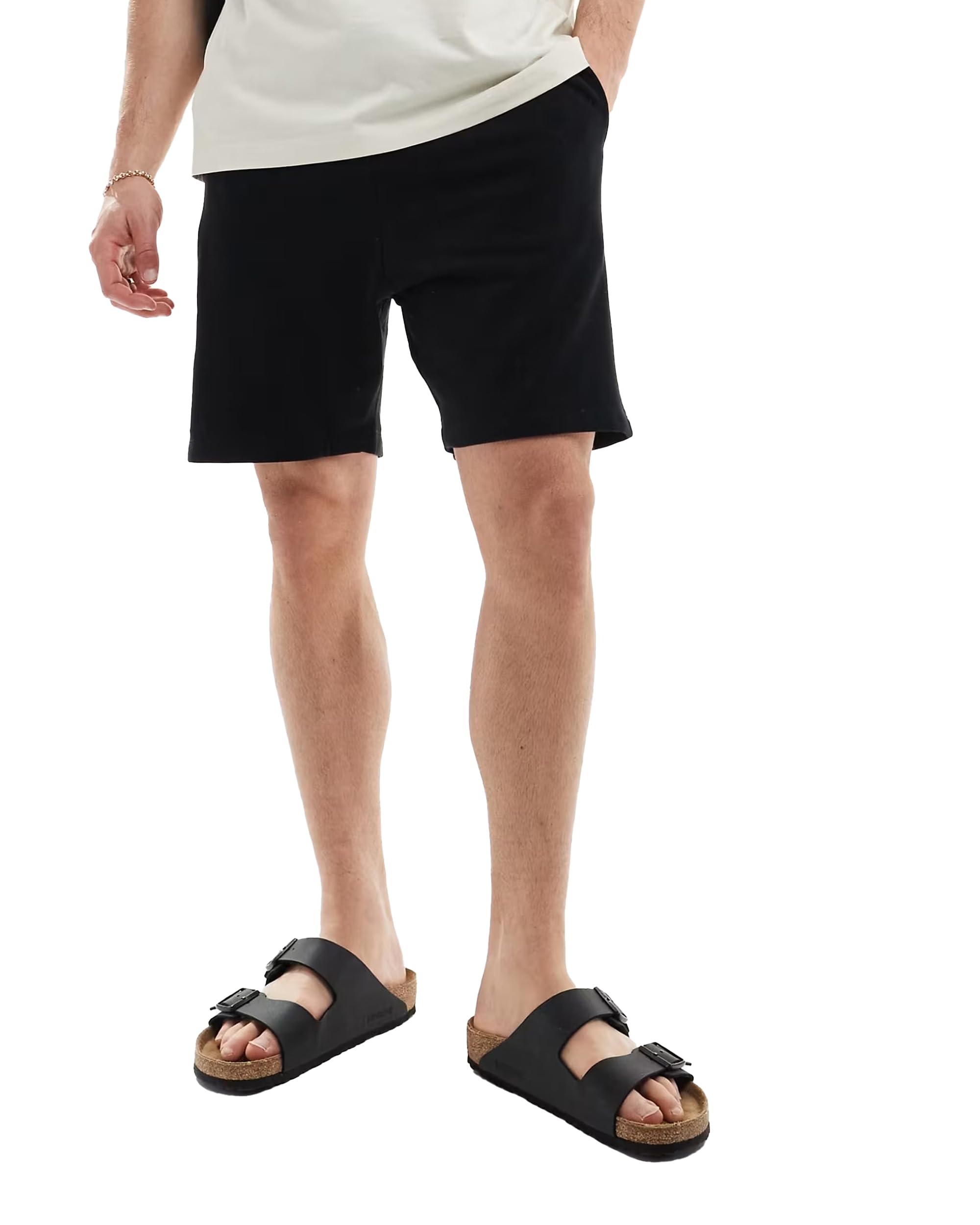Solid, Regular Fit, Knee Length, Casual, Cotton Blend Shorts for Men(Pack of 1)