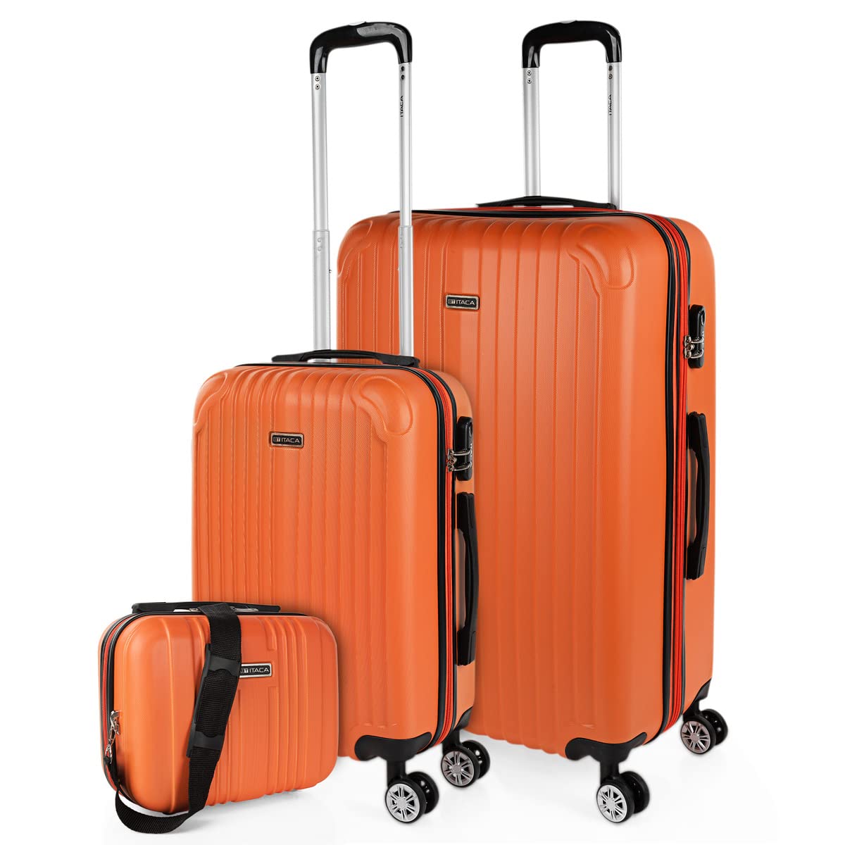 ITACA - Maleta Mediana con 4 Ruedas Giratorias para Viajes Largos Tipo Trolley Ideal como Maletas de Viaje Grandes 23 Kilos y Maleta Viaje Mediana Resistentes, Amarillo — view 48