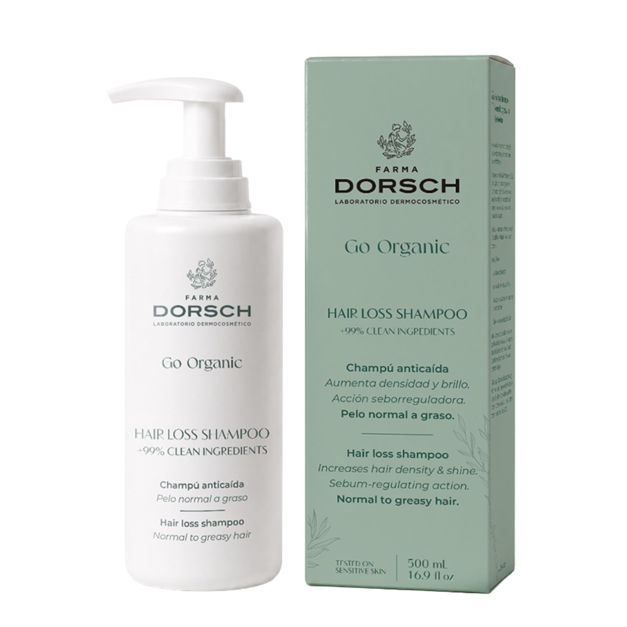 FARMA DORSCH | Shampoo Anticaduta Uomo e Donna | Shampoo Anticaduta Per Capelli Normali | 500ml