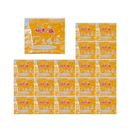 伯方の塩 生姜塩 (0.5g×20袋) 小袋 塩 調味料 アウトドア テイクアウト