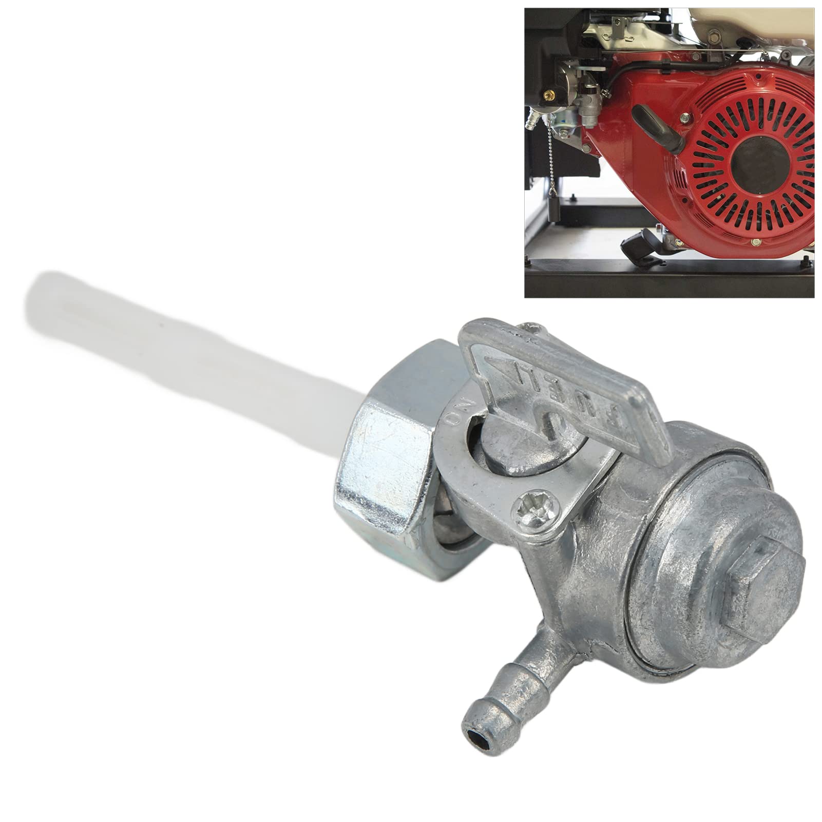 Rubinetto Carburante On Off Valvola Combustibile per Generatore Benzina 5.5hp-16hp 168F 163CC 196CC 170F 208CC 211cc