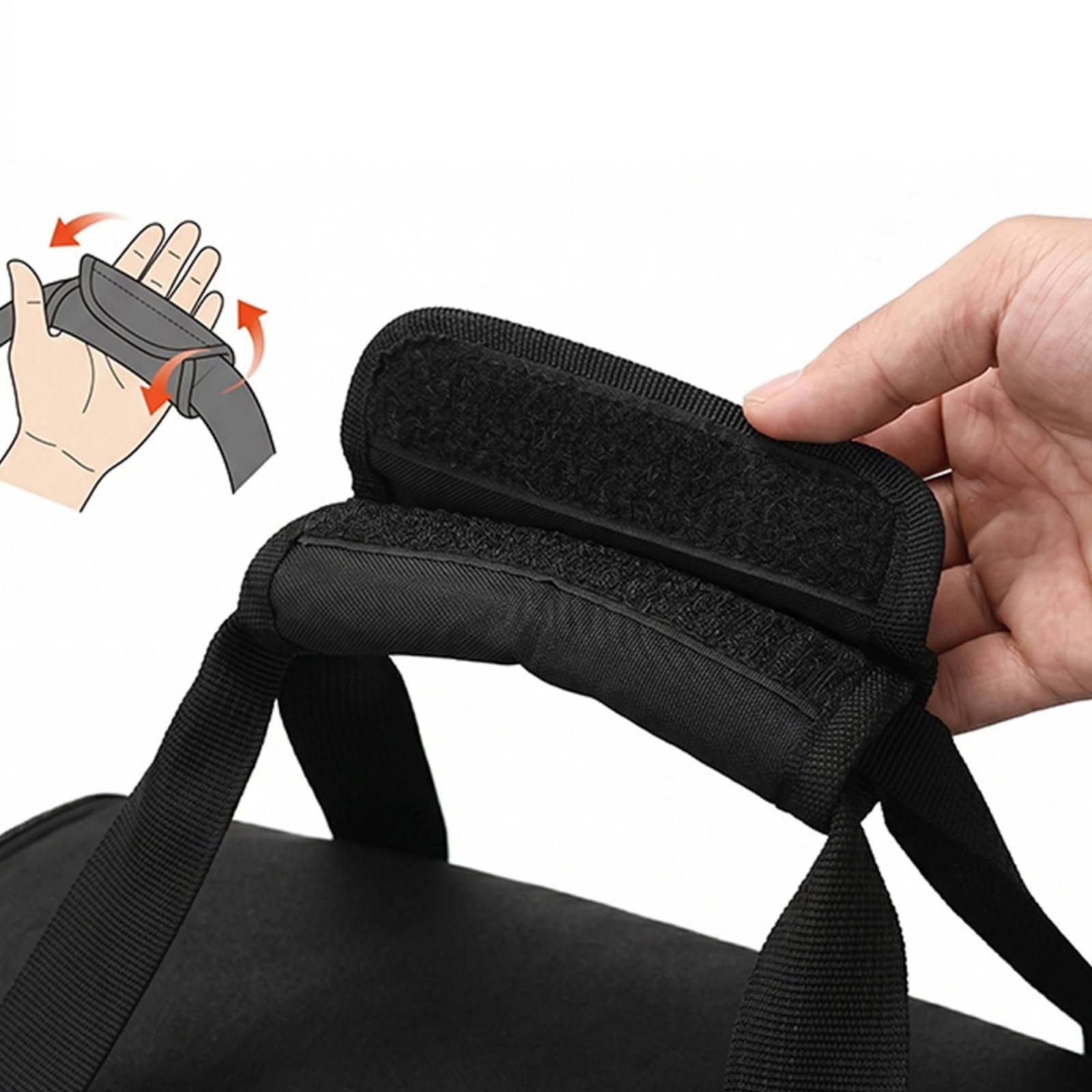 Borsa da Viaggio Sportiva Trolley Borsone Strutturato con Ruote Contenitore Attrezzatura Sacca Palestra in Tessuto Oxford con Manico in Metallo