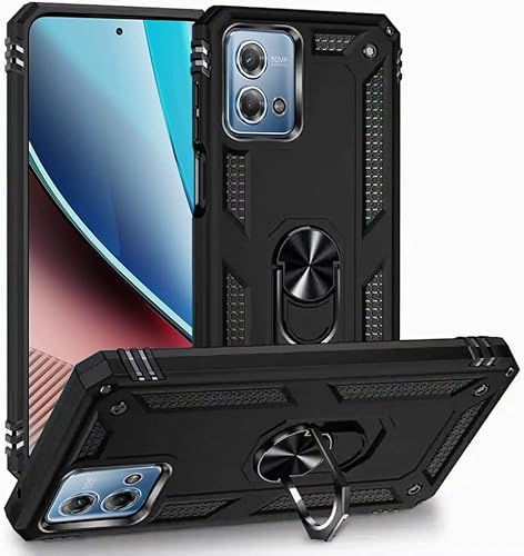 Miniatura 8 de ExtremeCases - Funda híbrida para Motorola Moto G Stylus 5G 2023, a prueba de golpes, con función atril magnética, cristal templado, banda extrema,