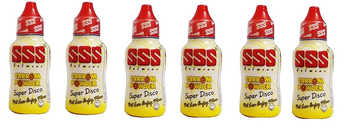Aerolooks® Original SSS Super Disco Carrom Powder,12gms(Pink)- by Aerolooks (Pack 0f 6 ) (B0975NS75F) Amazon Price History, Amazon Price Tracker
