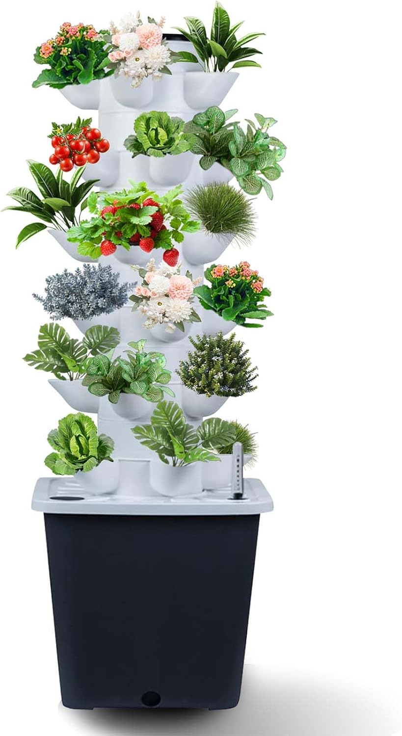 30-Plant Indoor hydroponics Growing System with Pump – Indoor herb Garden, hydroponics Growing System kit for Vegetables (no seedlings Included)